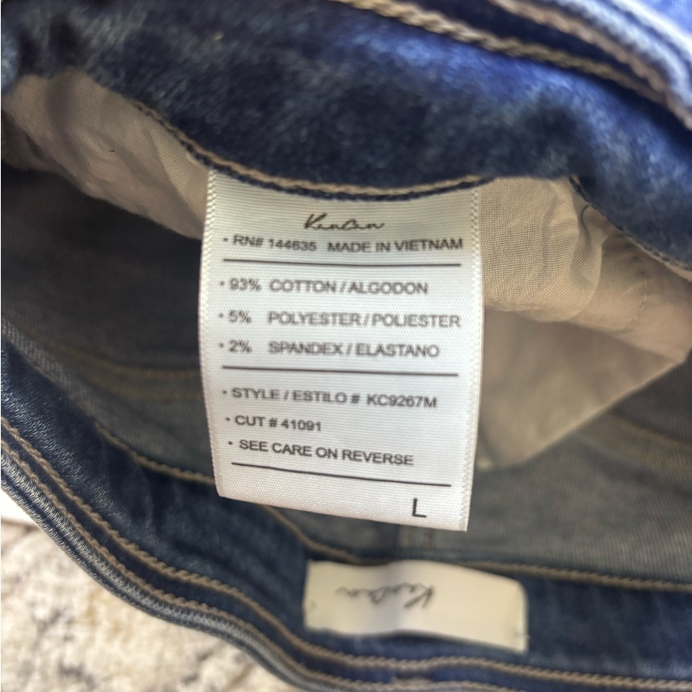 KanCan Distressed Blue Jean Shorts - Picture 5 of 10